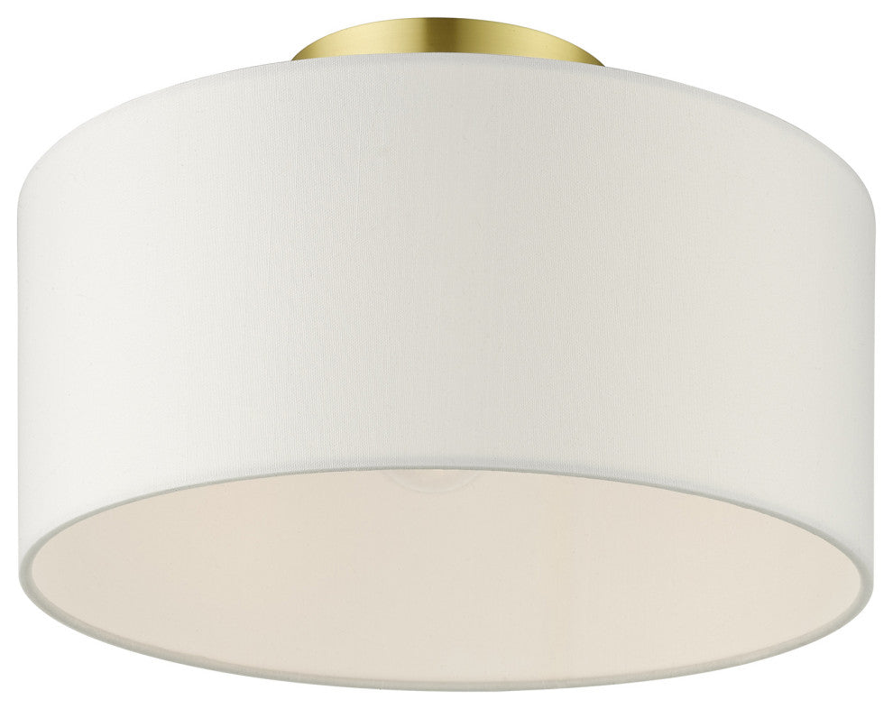 Satin Brass Timeless, Transitional, Versatile, Semi Flush