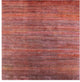 9' Square Wool & Silk Super Savannah Gabbeh Handmade Rug - Q13067