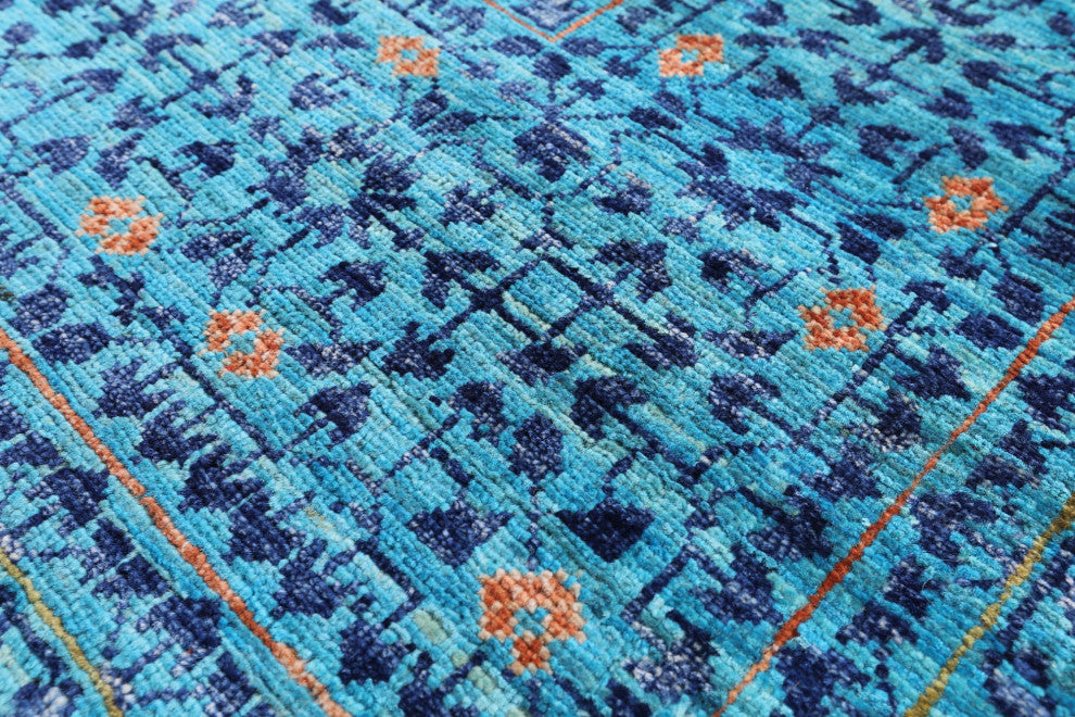 6' 9" X 9' 9" Mamluk Handmade Wool Rug - Q12244