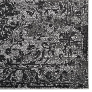 MACHINE MADE HEATSET POLYPROPYLENE AREA RUGS -Silver Color,Contemporary Design, [Rectangle] 5'x8'