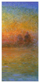 "Twilight Venice (right)" Digital Paper Print by Claude Monet, 16"x32"