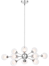 Spellbound 12-Light Chandelier, Polished Chrome