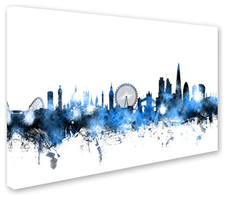 "London, England Skyline" Canvas Art by Michael Tompsett