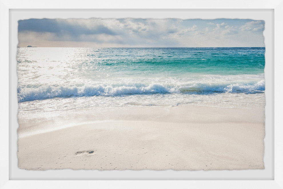 "Today's a Beach Day" Framed Painting Print, 18x12