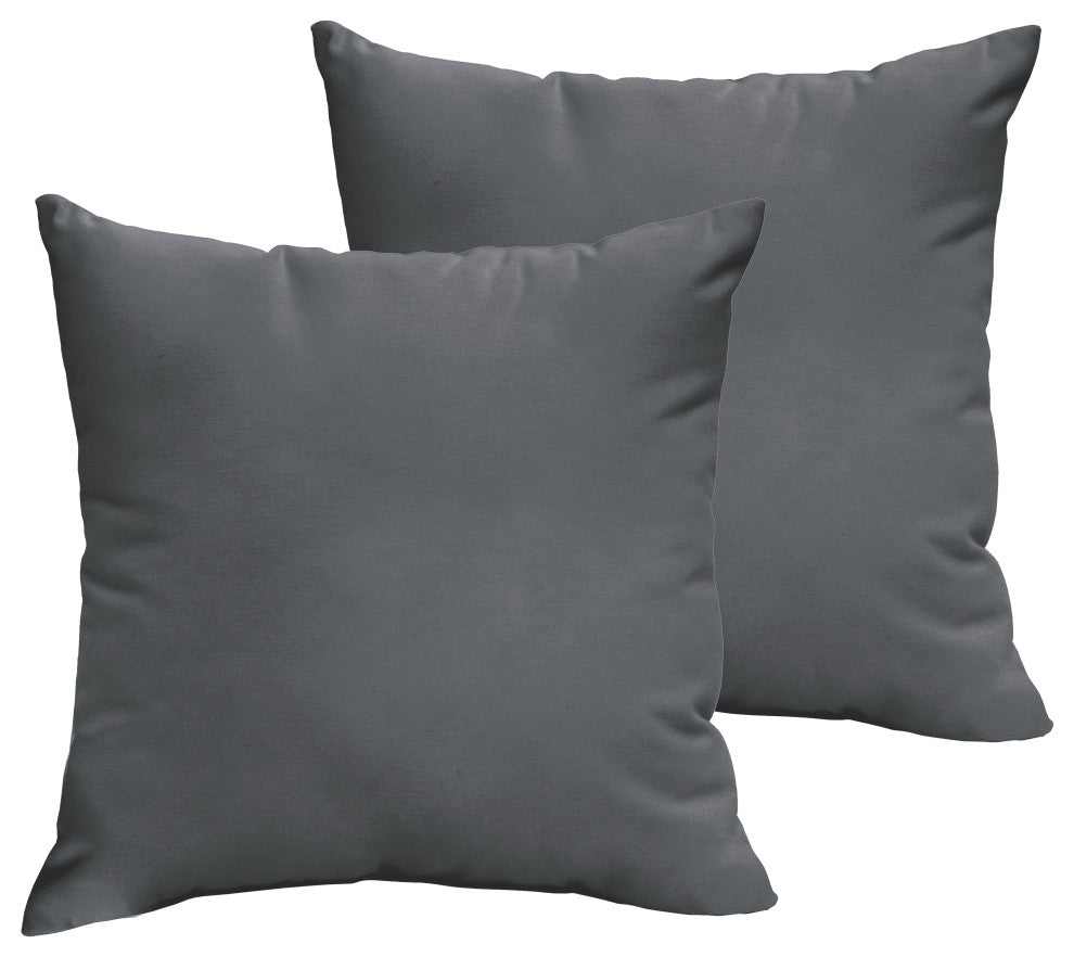 Sorra Home Outdoor Knife Edge Pillows, Set of 2