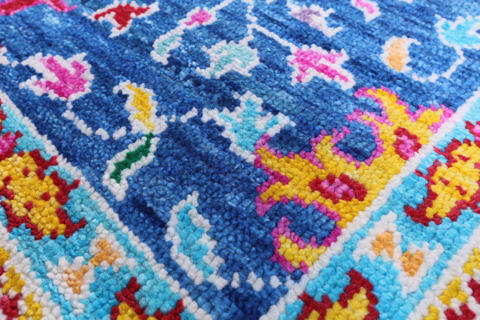 Turkish Oushak Handmade Wool Rug 8' 0" X 9' 10" - Q15579