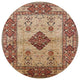 Ahgly Company Indoor Round Mid-Century Modern Area Rugs, 3' Round