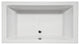 Malibu Naples Rectangle Whirlpool Bathtub 72x36x22 Biscuit
