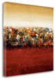 "Red Lake" By Yehan Wang, Giclee Print on Gallery Wrap Canvas, Ready to Hang