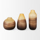 Pyla Short YelloWith Brown Glass Sand Dune Inspired Vase