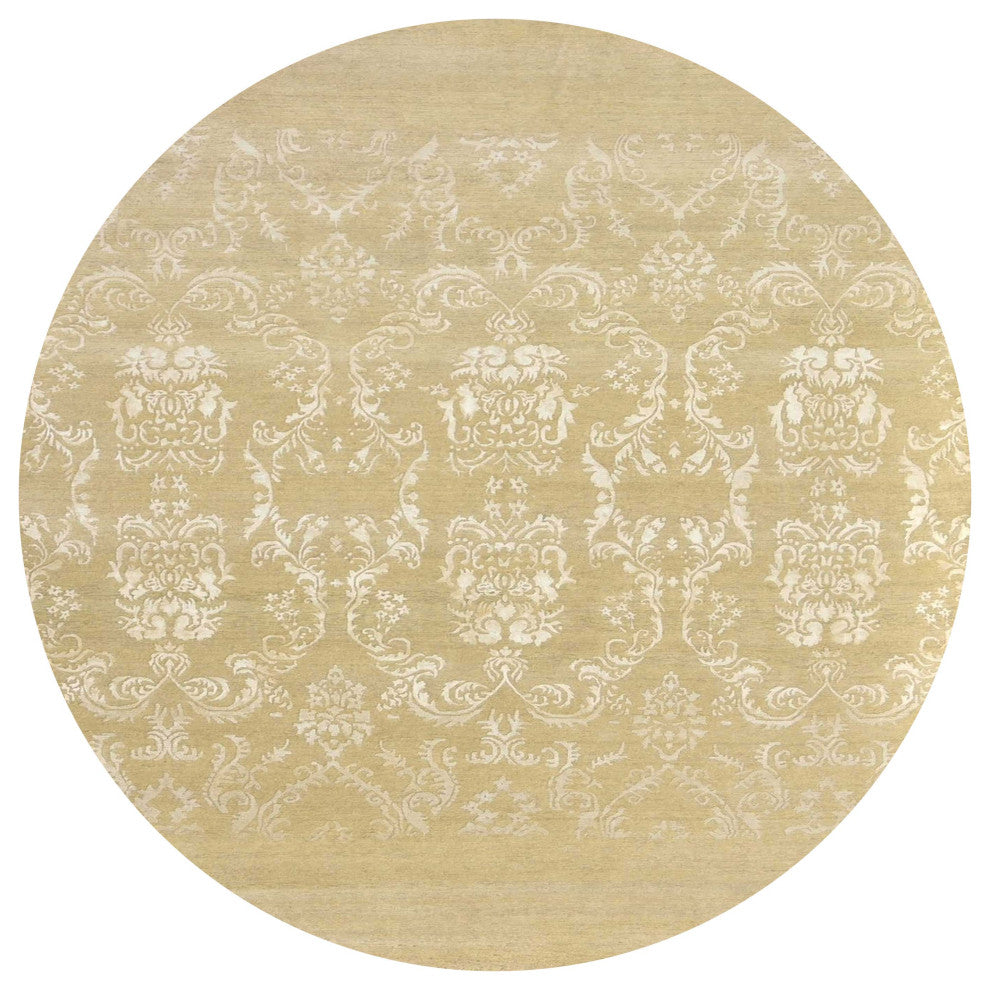 Ahgly Company Indoor Round Mid-Century Modern Area Rugs, 4' Round