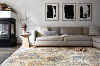 Landscape Area Rug, Multi, 3'10"x5'7"