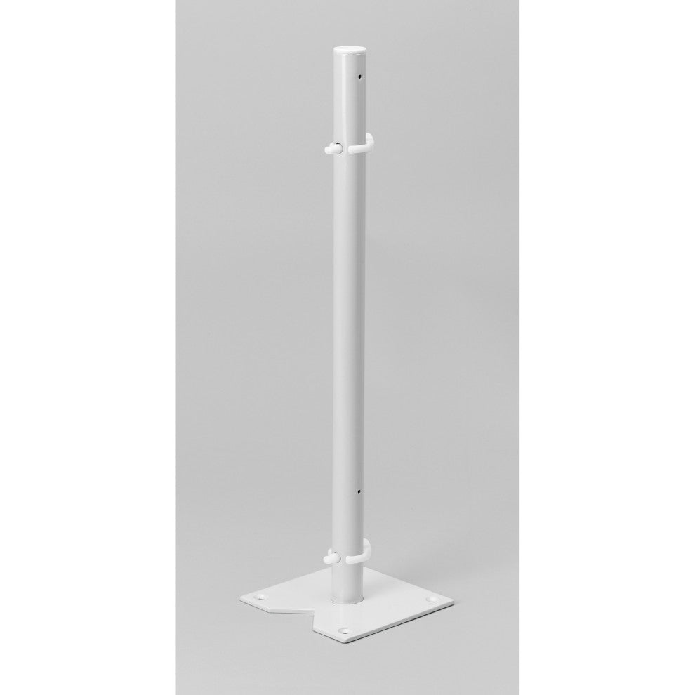 Polymer Full Circle 2-Shelf Lazy Susan for Corner Base Cabinet, White, 28"W