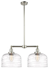Innovations Bell 2-Light Island Light 209-PN-G713-L, Polished Nickel