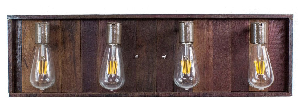 Wine Barrel Wall Vanity Light - Aquila - Made from retired CA wine barrels