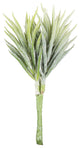 Vickerman Fe171106 5"Artificial Green And White Seneco Succulent Pick, 6 Pack