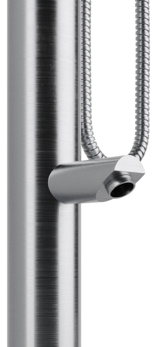PULSE 1055-SSB Wave Outdoor Shower System In Brushed Stainless Steel