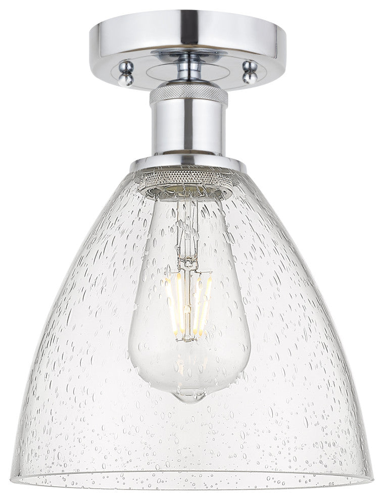 Innovations 616-1F-PC-GBD-754 1 Light Semi-Flush Mount, Polished Chrome