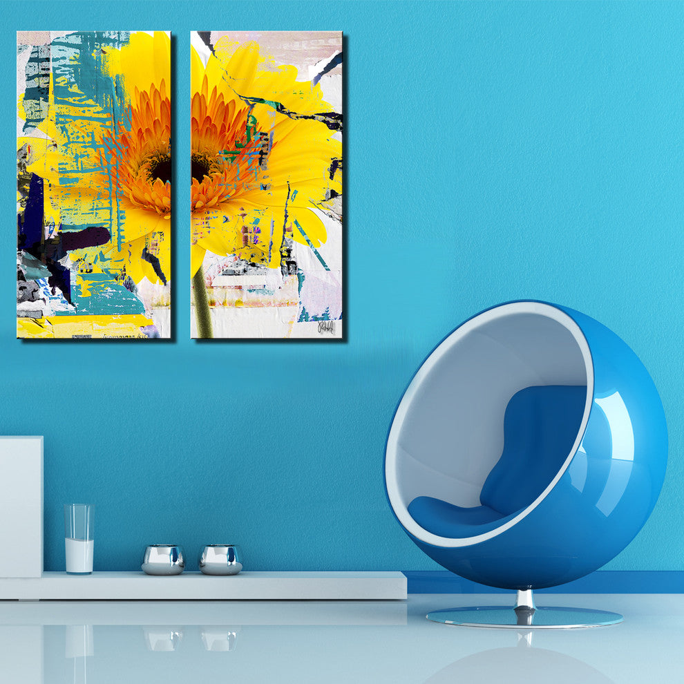 Painted Petals LXXXIII Canvas Art, 2-Piece Set