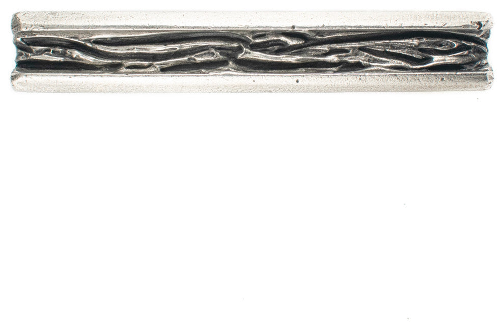 Rapids Pewter Cabinet Pull Hawk Hill Hardware, Polished Pewter