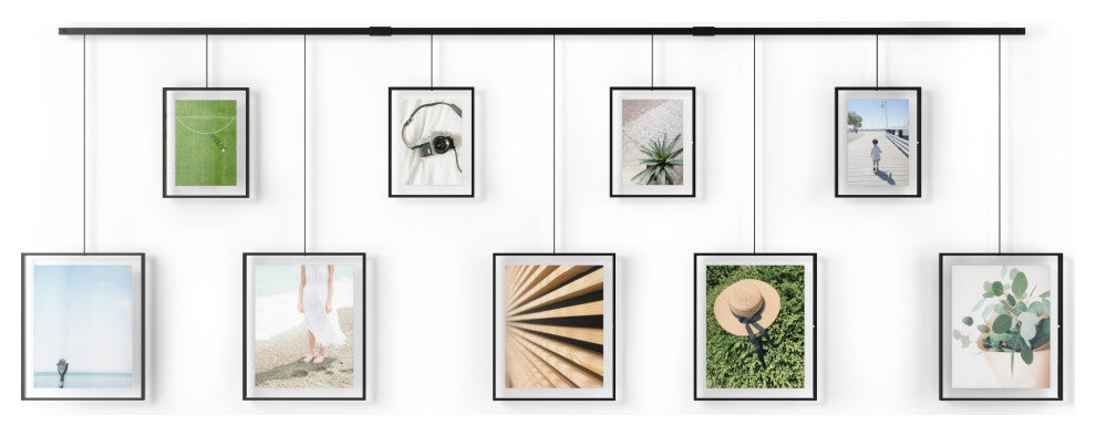 Umbra Exhibit Gallery Frames, Set of 9, Black