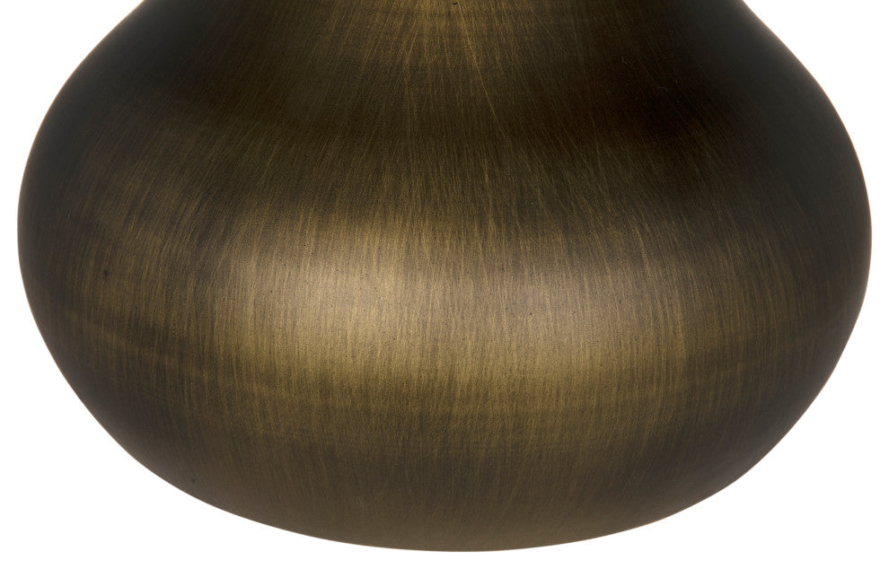 Mateo Side Table, Aged Brass