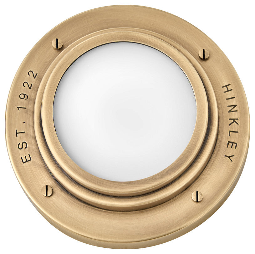 Hinkley Porte Extra Small Flush Mount Or Sconce, Heritage Brass