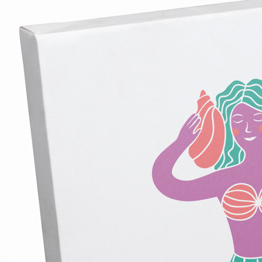 Mermaid Friends 20x16 Canvas Wall Art
