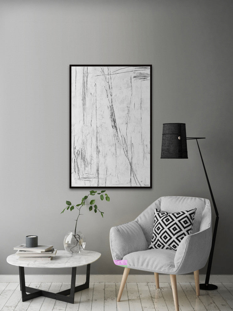"Tangled Vines" Floater Framed Painting Print on Canvas, 24x36