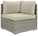 Repose Sunbrella Fabric Outdoor Patio Corner