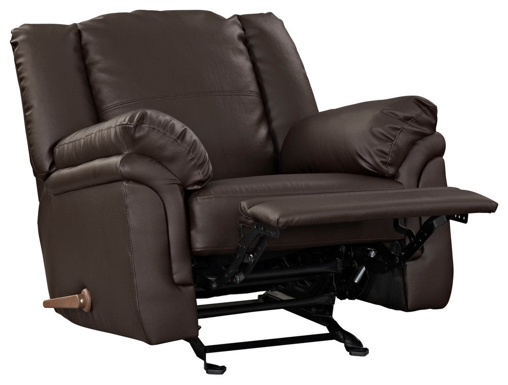 Modern Contemporary Living Room Recliner Brown