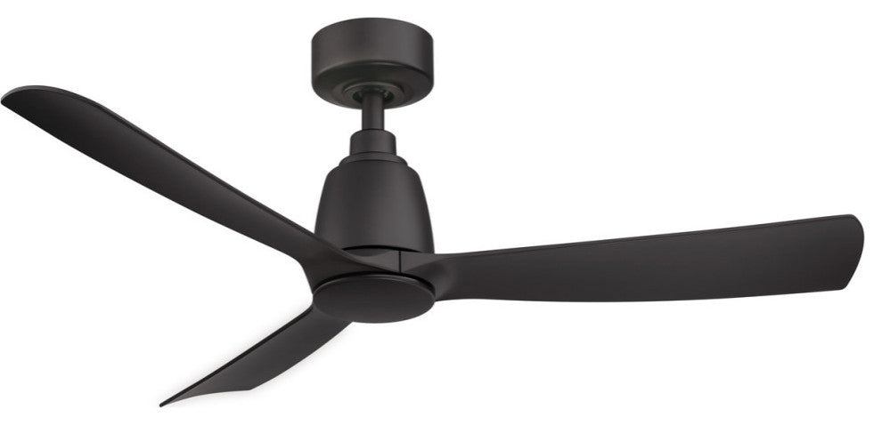 Fanimation Kute 44" Ceiling Fan, Black/Black Blades