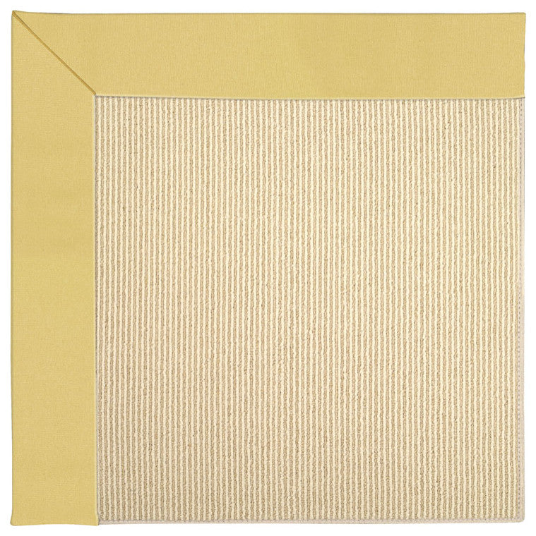 Capel Zoe-Beach Sisal Lemon 2009_137 Machine Tufted Rugs - 2' 6" X 8' Runner