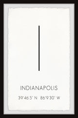 "I Indianapolis" Framed Painting Print, 16x24