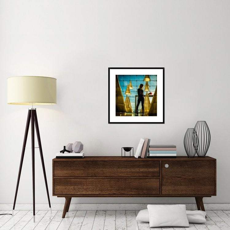 "Dusted" Framed Digital Print by Ambra, 30x30"