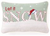 Let It Snow NeedlePoint Pillow
