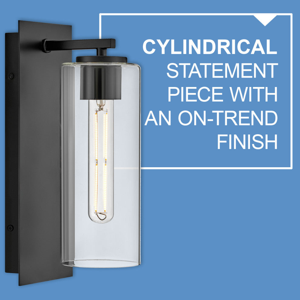 Lark Lane 13" Single Wall Sconce, Black