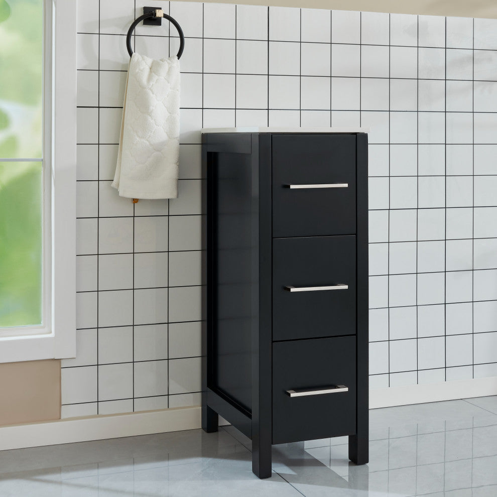 Vanity Art Vanity Cabinet, 12", Espresso