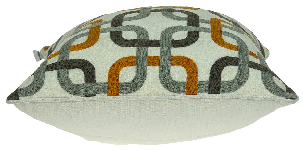 20" X 7" X 20" Multicolor Pillow Cover With Poly Insert
