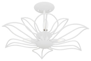Quoizel TLH1722 Tallulah 3 Light 22"W Semi-Flush Bowl Ceiling - Sand White