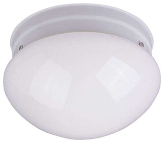 Maxim Lighting 2-Light Flush Mount in White - 5881WTWT