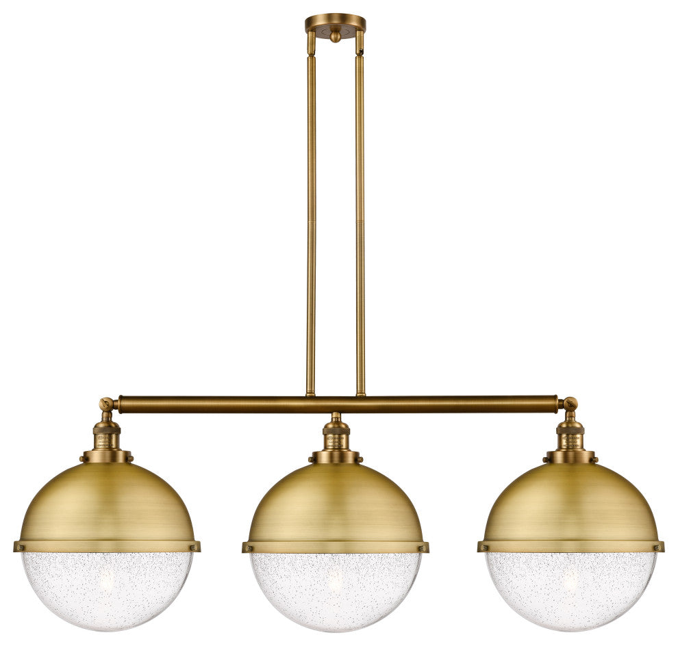 INNOVATIONS 213-BB-HFS-124-BB-LED 3-Light Island Light Brushed Brass