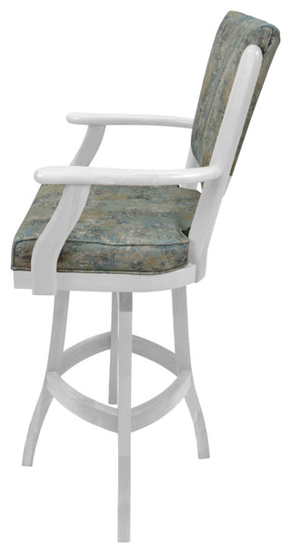 Classic Counter Bar Stools 26" 30" Extra Tall 34", Poet Sky - White, 30"
