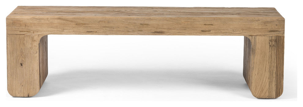 Merrick Accent Bench, Natural Elm