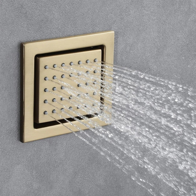 Led Column Mist Shower System, Hand Shower, Style E, Remote Control Light