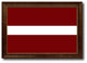 Latvia Country Flag Canvas Print, 15"x21"