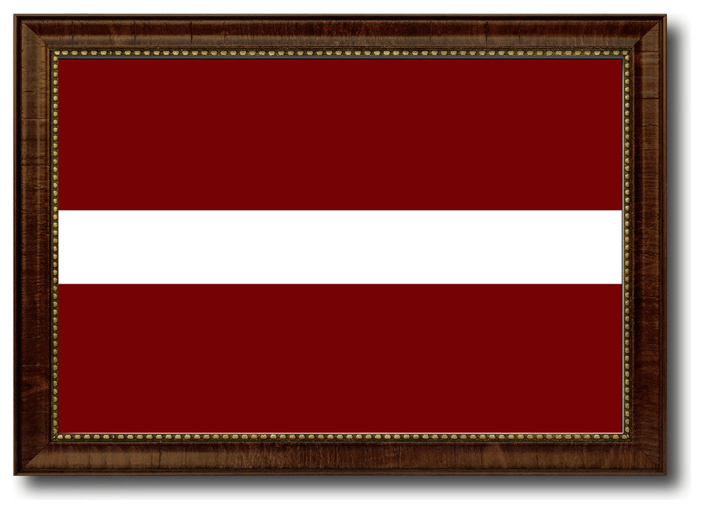 Latvia Country Flag Canvas Print, 15"x21"