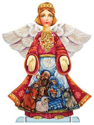 Nativity Angel Free Standing Garden Decor
