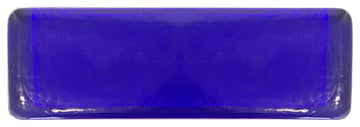 2x6 Field Tile Hand Poured Glass Tile, Cobalt