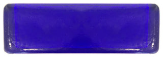 2x6 Field Tile Hand Poured Glass Tile, Cobalt
